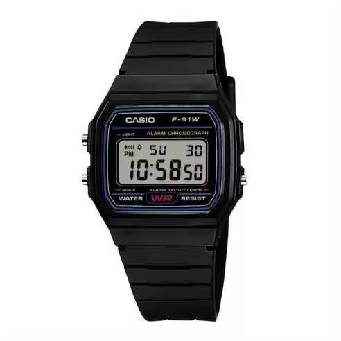 Reloj Unisex Casio VINTAGE  F-91W-1YER - 1