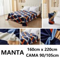 Manta sedalina extra suave estampada,medidas160x220cm para cama de 90cm/105cm, medidas 220x240cm para cama de 135cm/150cm,100% Poliéster,cm,fespu - details 2