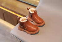 Botas De Invierno Para Niños Y Niñas Con Cierre De Cremallera Y Material Impermeable Acolchado Con Veludo Y Algodón Botines Cálidos Para Bebés Talla True Fit - details 9