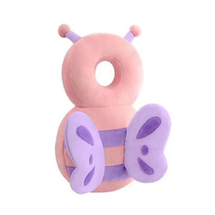Almohada De Seguridad Para Cabeza De Bebé Recién Nacido Cojín De Protección Anticaída Para Mochila Niño Niña Edad 0-36 Meses Almohada Colgante De Dibujos Animados Suave Y Cómoda - 1