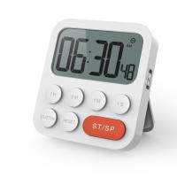Nuevo Temporizador Digital LCD Para Cocina Y Estudio Con Formato De Tiempo 12/24H Mostrador Magnético Para Hornear Y Cocinar Temporizador De Cuenta Regresiva Para Dormir - details 5