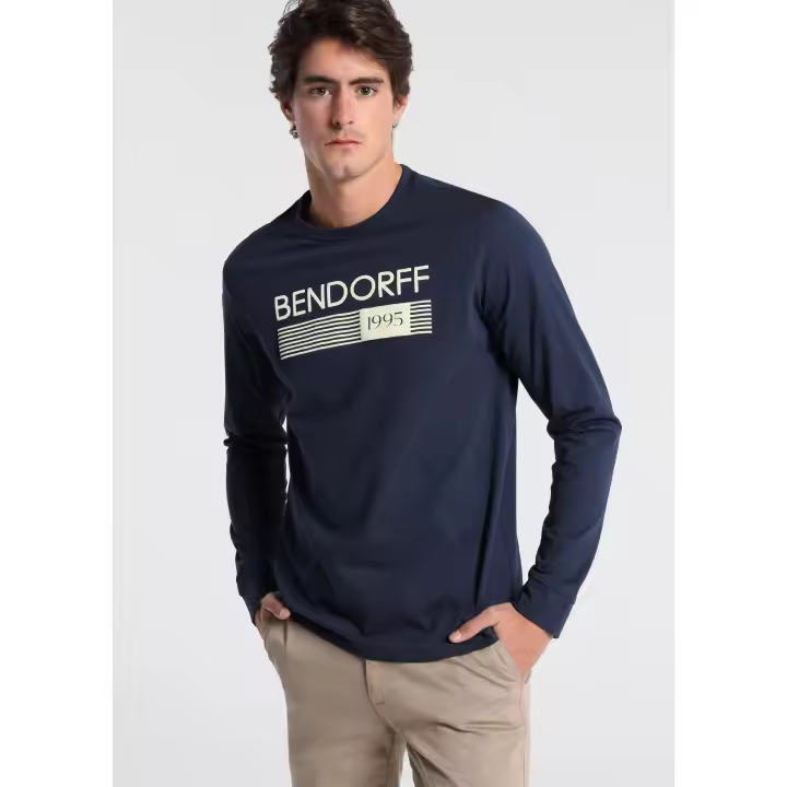 Camiseta Manga Larga Hombre BENDORFF - Estilo Moderno - 1