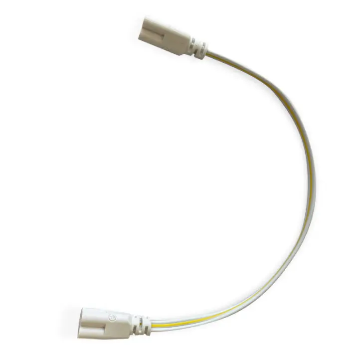 LEDBOX Cable con conectores (x2) para tubos T5 / T8, 30cm. Tubos LED, Accesorios tubos led - 1