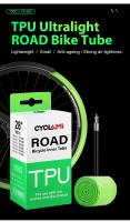 Tubo Interno De Bicicleta Ultraligero CYCLAMI 30g TPU Ruta Bicicleta Válvula Francesa Tamaños 45mm 65mm 85mm Pieza Por Pieza - details 1
