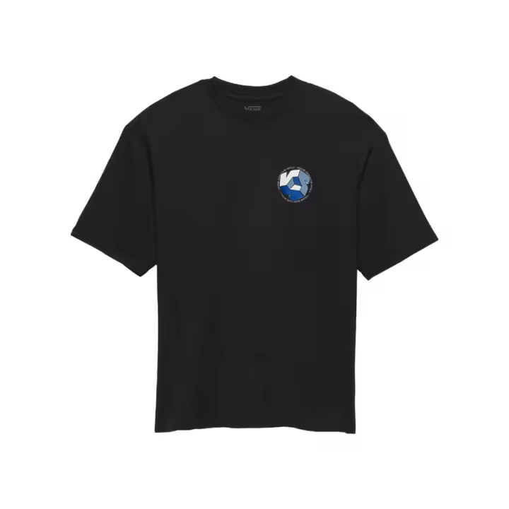 Camiseta Negra Vans Cyrcle V SS Black - 1