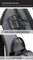 BANGE Bolso Transversal Antirrobo Para Hombres Bolsa De Hombro Mensajero Impermeable Bolsa De Pecho Para Viajes Cortos - details 14