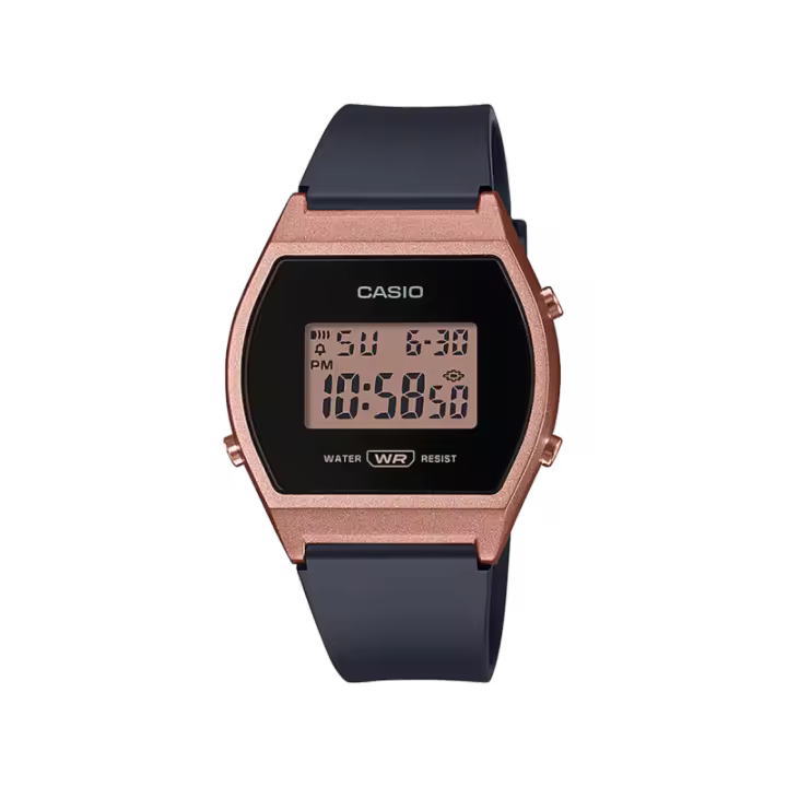 Reloj Casio Mujer LW-204-1AEF | Resina Negra | Luz LED | Cronómetro - 1