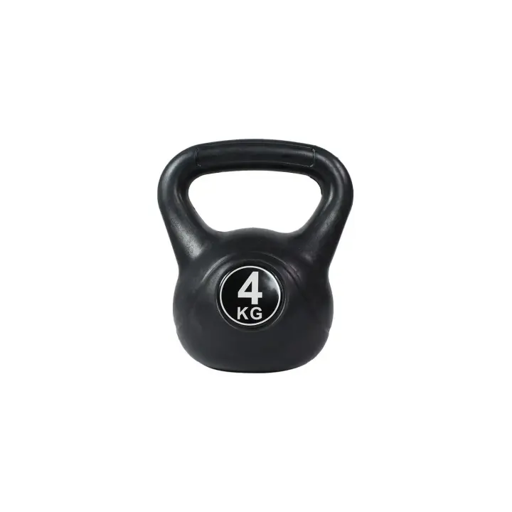 Ozio Fitness Kettlebell Pesa Rusa Explosive 4 Kg con Revestimiento de Vinilo - PVC Recubierta | Asa Superior Suave | Parte Inferior Plana - 1