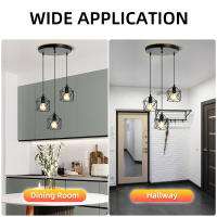 Lámpara Colgante LED Para Comedor Y Cocina Moderna Instalación Pendente Metálica Para Bombilla E27 Iluminación Interior - details 5