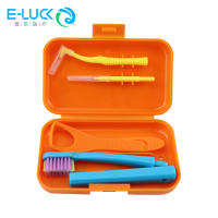 Kit De Cuidado Dental Portátil Para Viajes Limpieza Oral Con Cepillo Desmontable Interdental Y Afeitadora De Lengua Estuche De Almacenamiento - details 11