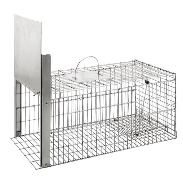 Jaula Trampa para Gatos Plegable con Guillotina 38 x 75 x 50 cm - 1