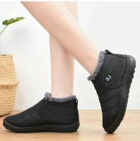 Botas De Invierno Impermeables Para Hombres Y Mujeres Con Peluche Grueso Suela Gruesa Botines De Nieve Calientes Para Parejas Zapatos De Exterior Con Lining De Plush - details 1