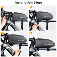 Bolsa De Bicicleta NEWBOLER Impermeable Para Ciclismo Capacidad Grande MTB Carretera Accesorios De Bicicleta Negro - details 10