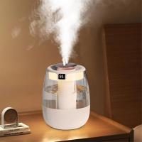 Humidificador de aire de 1300 ml, difusor de aromas con Doble Puerto de pulverización, humidificador de agua con Luz para el hogar y la Oficina (Blanco) - details 1