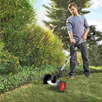 18000RPM Cortacésped Eléctrico Inalámbrico Makita 21V 650W | Kit con Batería 2.0Ah | Diseño en ABS+Acero Inoxidable+Aluminio para Corte, Bordes y Mantenimiento de Jardín (Certificado CE) - details 6