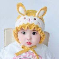 Nueva Gorra De Conejo Para Bebés Recién Nacidos Niños Y Niñas Con Orejas Protección Ocular Y Auditiva Invierno Suave Y Cálida Capa Beanie Para Bebés Y Niños Pequeños - details 2