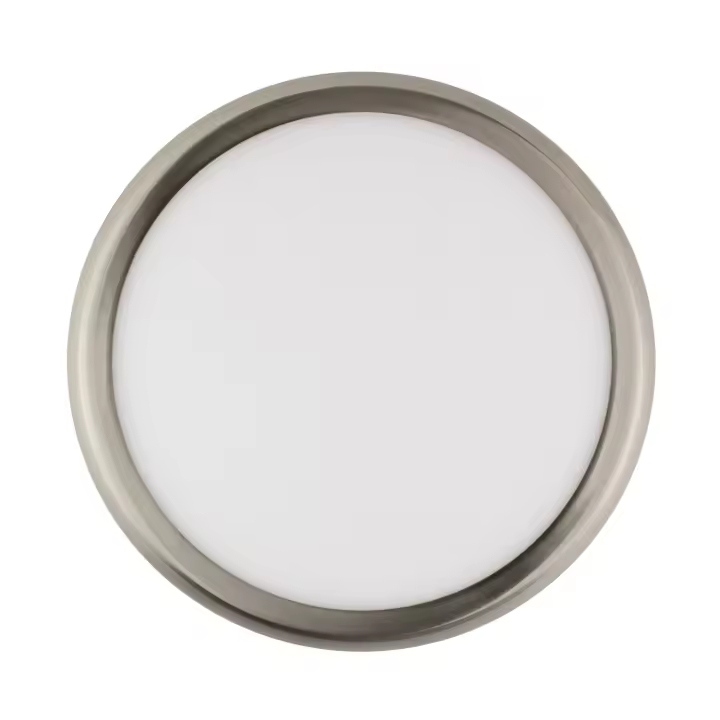 Ledkia Plafón LED 24W Circular Metal Ø300 mm Design Silver - 1