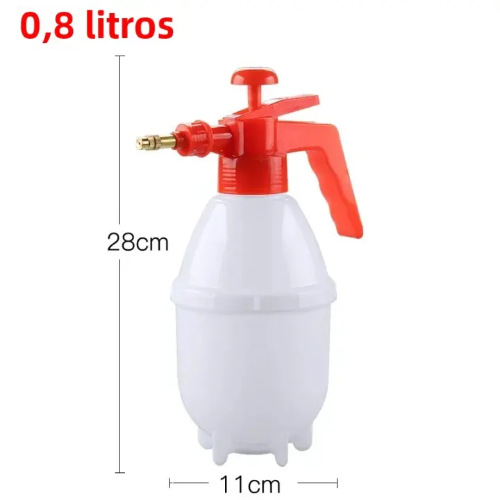 Pistola De Rociador De Agua Con Presión Manual 1-Pieza Para Jardín Y Desinfección De Automóviles Botella De Rociador De Plástico Con Bomba De Aire Herramientas De Jardinería - 1