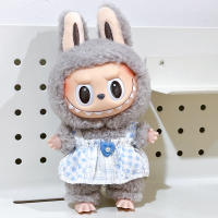 Ropa De Peluche Labubu Para Bebé 17cm Accesorios De Anime Lindo Y Moderno Traje De Hoodie Para Regalo De Navidad Unisex - details 10
