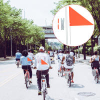 Bandera De Seguridad Para Bicicleta Bandera De Ciclismo Con Palo Suministros Para Bicicletas Infantiles Adorno Para Vehículos De Movilidad Mayor Publicidad Infantil - details 1