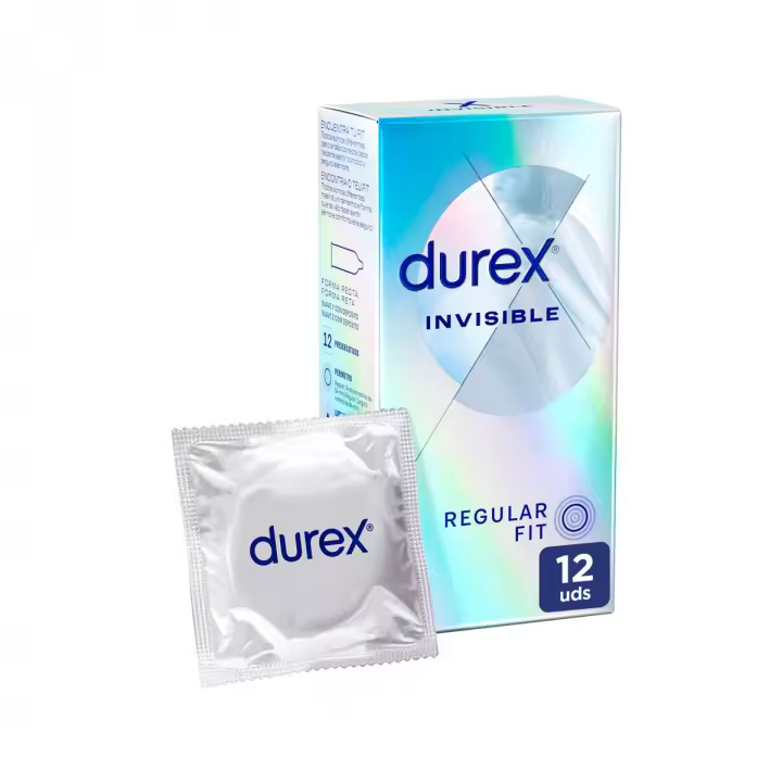 Durex - Preservativos Invisible para Mayor Sensación Packs 12-24-48 condones para un sexo seguro - 1