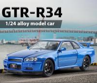 Modelo De Coche De Escala 1:24 GTR-R34 En Aleación Con Efectos De Sonido Auténticos Juguete Coleccionable De Alta Calidad Para Niños Y Adultos - details 6