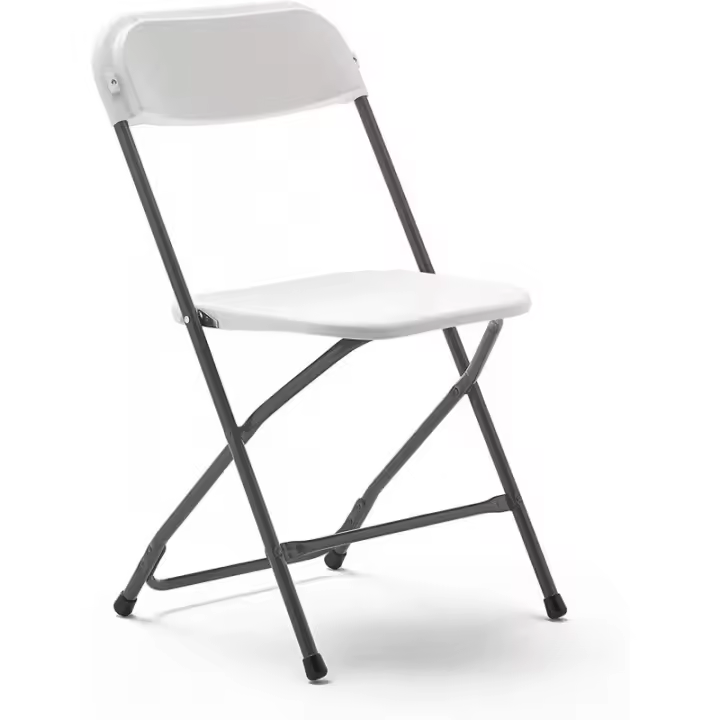 Marbueno Silla Plegable Resina Blanco 44x44x79 cm Catering, Jardin, Playa y Camping 10532 - 1