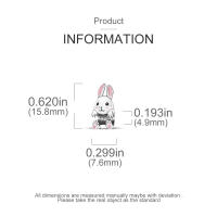 Encantadores Colgantes De Animales De Plata Para Mujer Joyería De Pulsera Y Collar Forma Irregular Sin Certificación - details 26
