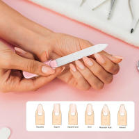 Archito De Uñas De Vidrio Con Mango De Plástico Color Macarón Herramienta De Pulido Para Manicura Archito De Uñas De Vidrio - details 6