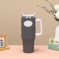 Protector De Tumbler De Silicona Antideslizante Para Stanley 40oz Funda Completa Antarrugas En Colores Rosa Gris Y Azul - details 5