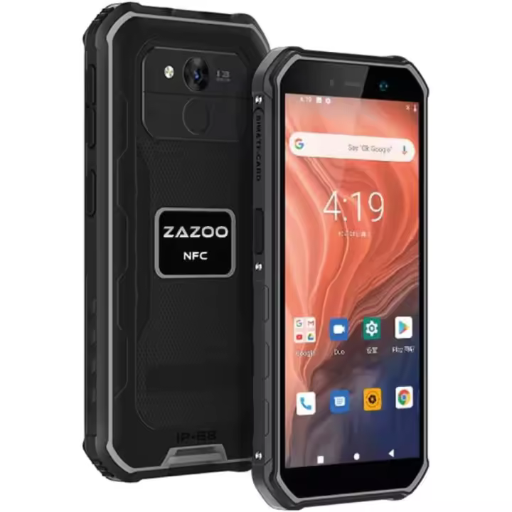 PDA Android 13 - ZAZOO PDA - Cámara 16MP Lectura Códigos Barras y QR - Pantalla HD+ 5.5” - Conectividad NFC, Bluetooth 5.0, OTG, WiFi 5 y 4G - 4GB RAM + 64GB - PDA Hostelería, Retail y Logística - 1
