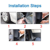 Mudguards Para VW Touran Caddy 2004-09 Protección Frontal Y Trasera Contra Salpicaduras Guardabarros ABS Accesorios Automotrices Reemplazo Sin Errores - details 5