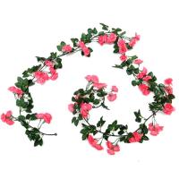 Corona De Flores Artificiales Rosas 180cm Para Decoración De Bodas Y Fiestas Guirnalda De Pared Para Hogar Y Habitaciones - details 9