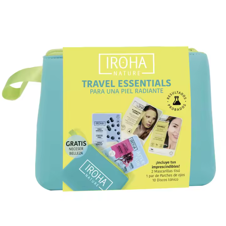 IROHA NATURE TRAVEL KIT ESENCIAL DE VIAJE CON NECESER DE REGALO - 1