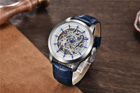 Reloj De Pulsera Mecánico Para Hombres PAGANI DESIGN 2023 Marca Top Lujo Dorado Resistente Al Agua Con Movimiento Automático Y Esqueleto Cuero Acolchado Estilo Casual - details 10