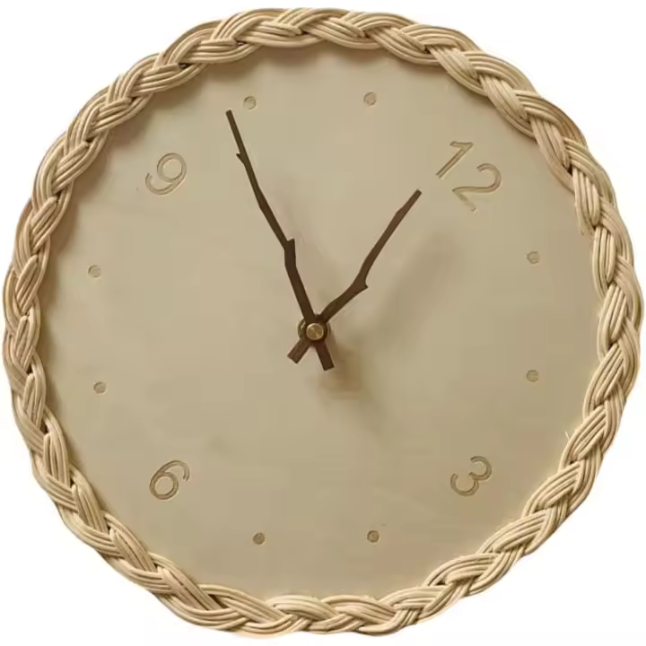 Reloj de pared digital de Ratón Tejido, decorativo y Colgante, ideal para el hogar - 1