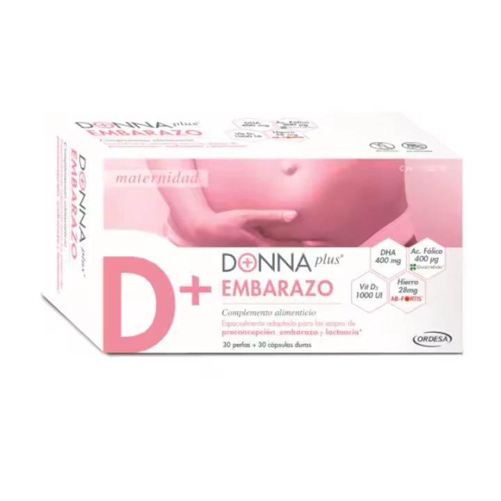 Complemento Alimenticio Donna Plus+ Embarazo - Desarrollo Fetal y Cerebral - 1