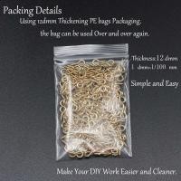 200pcs Agujas Para Ojos Pequeñas Y Miniatura Doradas Con Gancho Y Tornillo Herrajes Para Joyería DIY Accesorios Metálicos Para Creación De Joyas - details 0