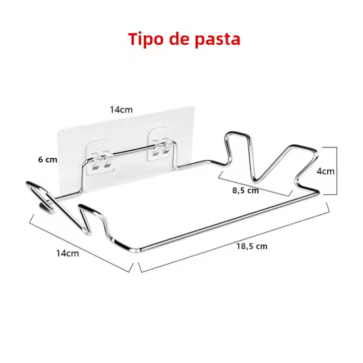 Soporte De Saco De Basura De Acero Inoxidable Organizador De Bolsas De Supermercado Y Toallas Para Cocina Y Armarios - 1