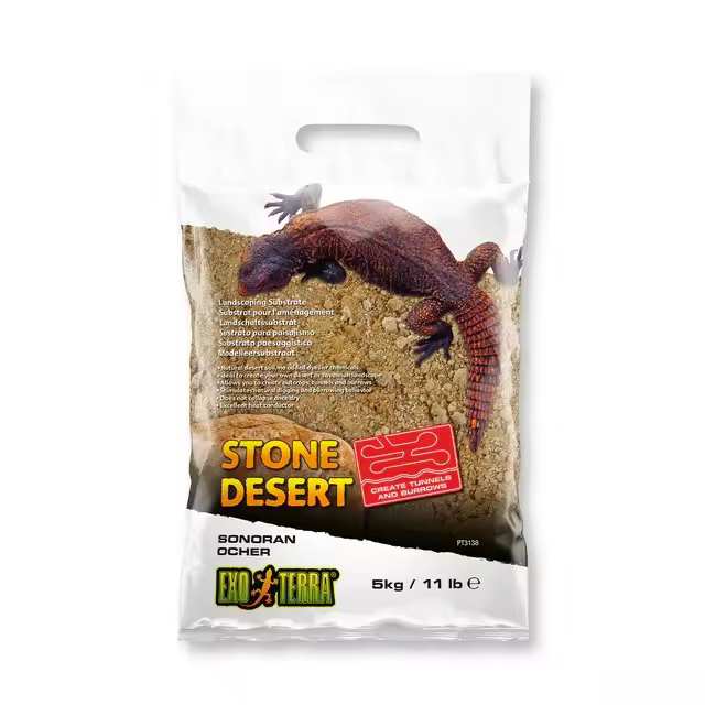 Exo Terra Stone Desert - Sustrato de Arena para Paisajismo - Ocre - 1