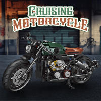 Conjunto De Bloques De Construcción De Motocicleta Clásica 1:8 Para Niños Y Adultos Juguete Técnico De Ciudad Racer 600+ Piezas Regalo Ideal - details 0