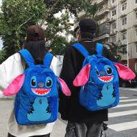 Bolso Escolar De Anime Stitch De Dibujos Animados Lindo Para Niños Y Niñas De Primaria Material Suave Cierre De Cremallera - details 2