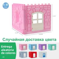 Kit De Modelos De Bloques De Construcción Grandes Para Niños Y Niñas Casa De La Ciudad Castillo Plantas DIY Juguete Caliente Regalo Para Niños - details 1