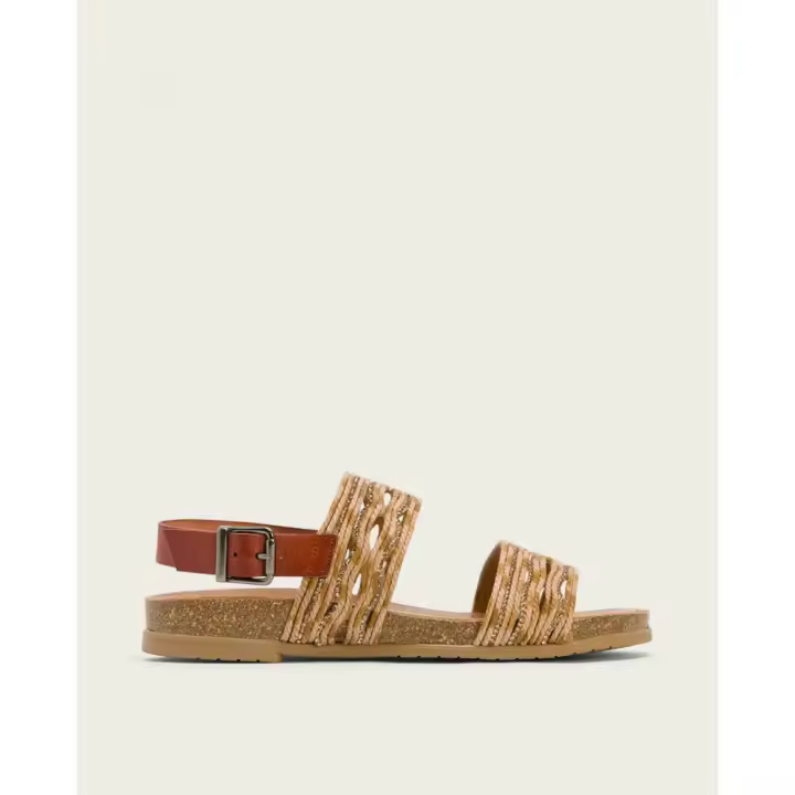 PORRONET 3019-020 Sandalias planas de Mujer 32126 24V SANDALIA DOS BANDAS CUERO - 1