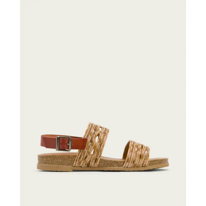 PORRONET 3019-020 Sandalias planas de Mujer 32126 24V SANDALIA DOS BANDAS CUERO - 1