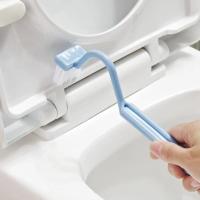 Cepillo De Inodoro Con Mango Extendido Para Eliminar Esquinas Muertas Cepillo De Limpieza Con Forma V De Plástico Cepillo Lateral Curvado - details 10
