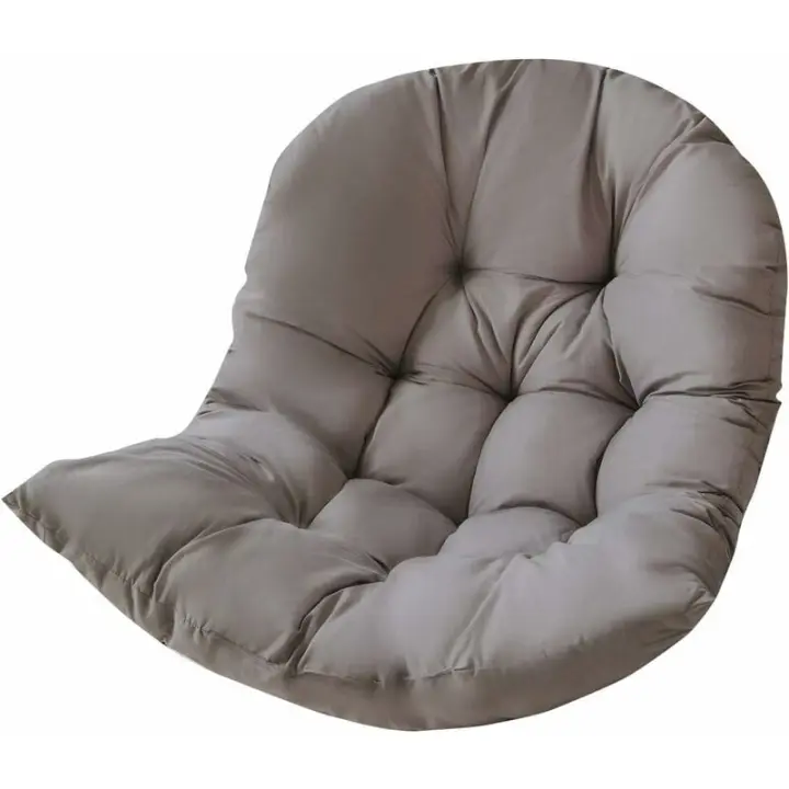 SOMY Cojines para Silla, Cojines para Silla Relax, Cojines Acolchados para Silla con Forma de Huevo Columpio, Cojines para Cesta Colgante de Mimbre, 80 x 120 cm Cojines para Silla - 1