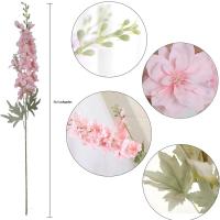 Bouquet De Flores Artificiales 33.5 Pulgadas Para Decoración De Hogar Fiesta De Boda Jardín Vaso Ornamento No Aplica Alergias Alérgenos - details 15