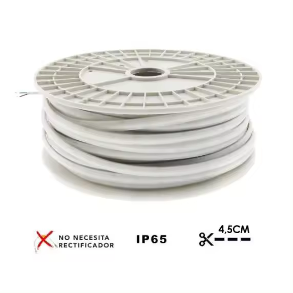 LEDSTORE - Tira LED COB DIMMABLE 750W 220VAC COB 15W/m IP65 - 1