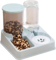 Comedero automático para mascotas, dispensador físico, bebedero automático para gatos, bebedero de acero inoxidable para gatos, dispensador de comida 2 en 1 - details 16